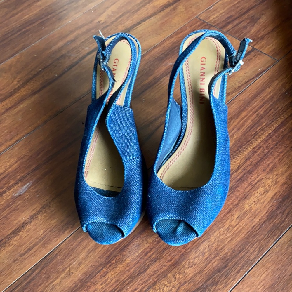 Gianni Bini Denim Heels.